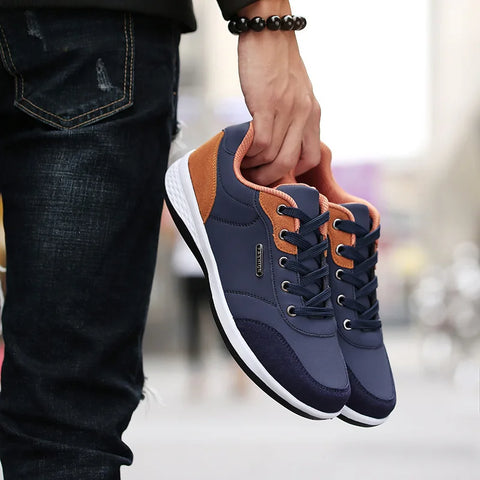 Fashion Men Sneakers Leather Casual Shoes