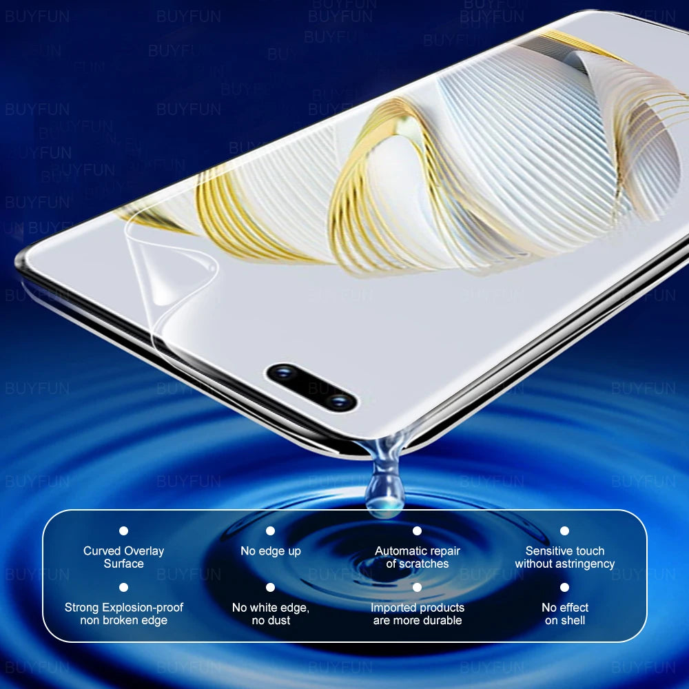 For Huawei nova 10 nova10 Pro 6in1 HD Front Hydrogel Soft Film Case For Huawei Huawai nova 10 SE Camera Lens Screen Protector