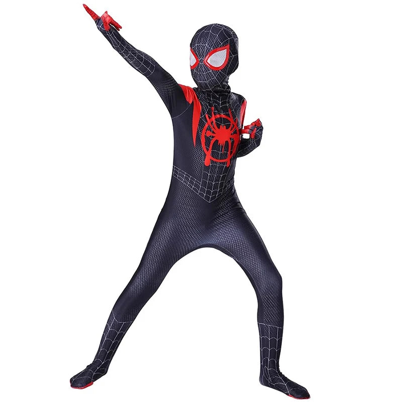 spider man Miles Morales cosplay bodysuit jumpsuit