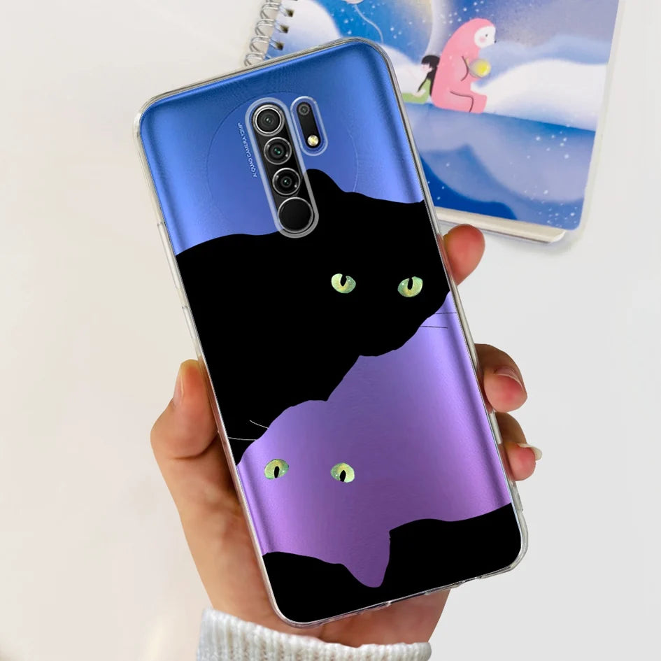 For Xiaomi Redmi 9 Prime Case Fashion Marble Soft Silicone Transparent Phone Back Cover For Xiaomi Redmi 9 Bumper on Redmi9 Capa