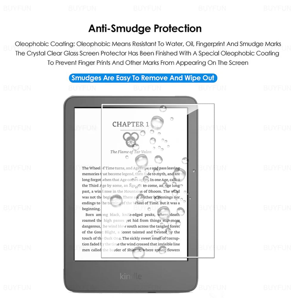 Tempered Glass For Kindle Paperwhite 1 2 3 4 10th Generation 2018 6 inch Screen Protector For Paperwhite 5 11th Gen 6.8inch 2022