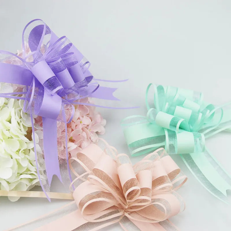 Presents Gift Decoration Ribbon Wedding Pull Flower