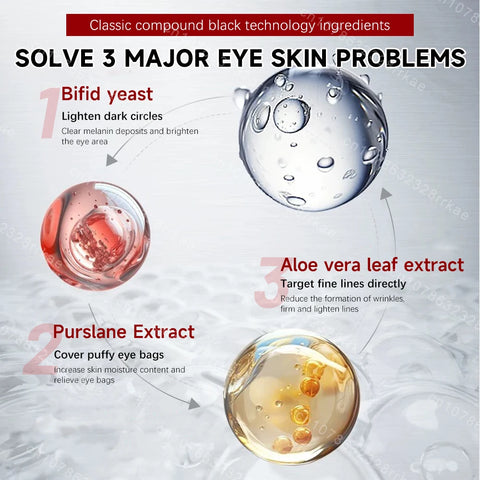 Eye cream removes eye bags puffiness dark circles eye wrinkles, Fade Eye Fine Line,  Anti Wrinkle whitens skin care