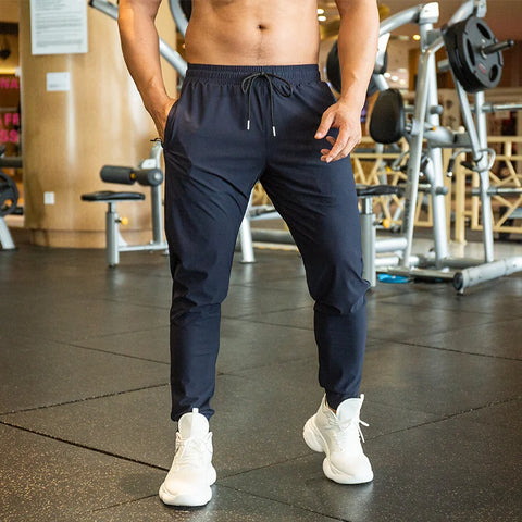 Men's Fitness Pants  Sports Trousers Men Quick-Drying Breathable And Elastic  Loose Casual Training Running Sportswear