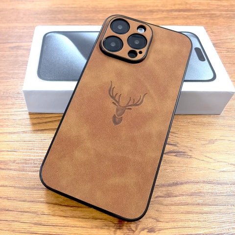 Luxury Retra PU Leather Case For iPhone