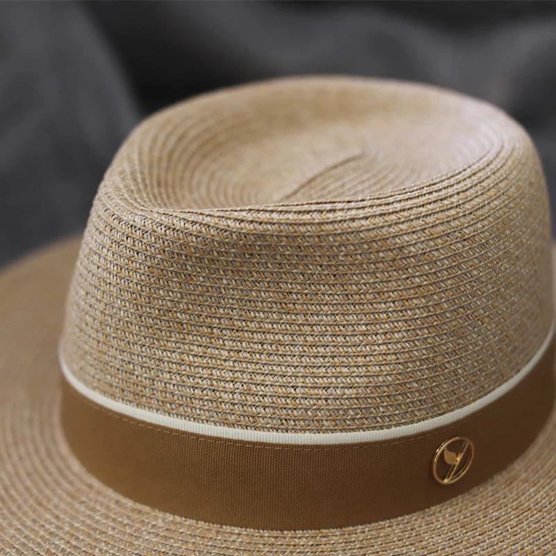 Men's Leisure Jazz Sun Hat With Wind Rope