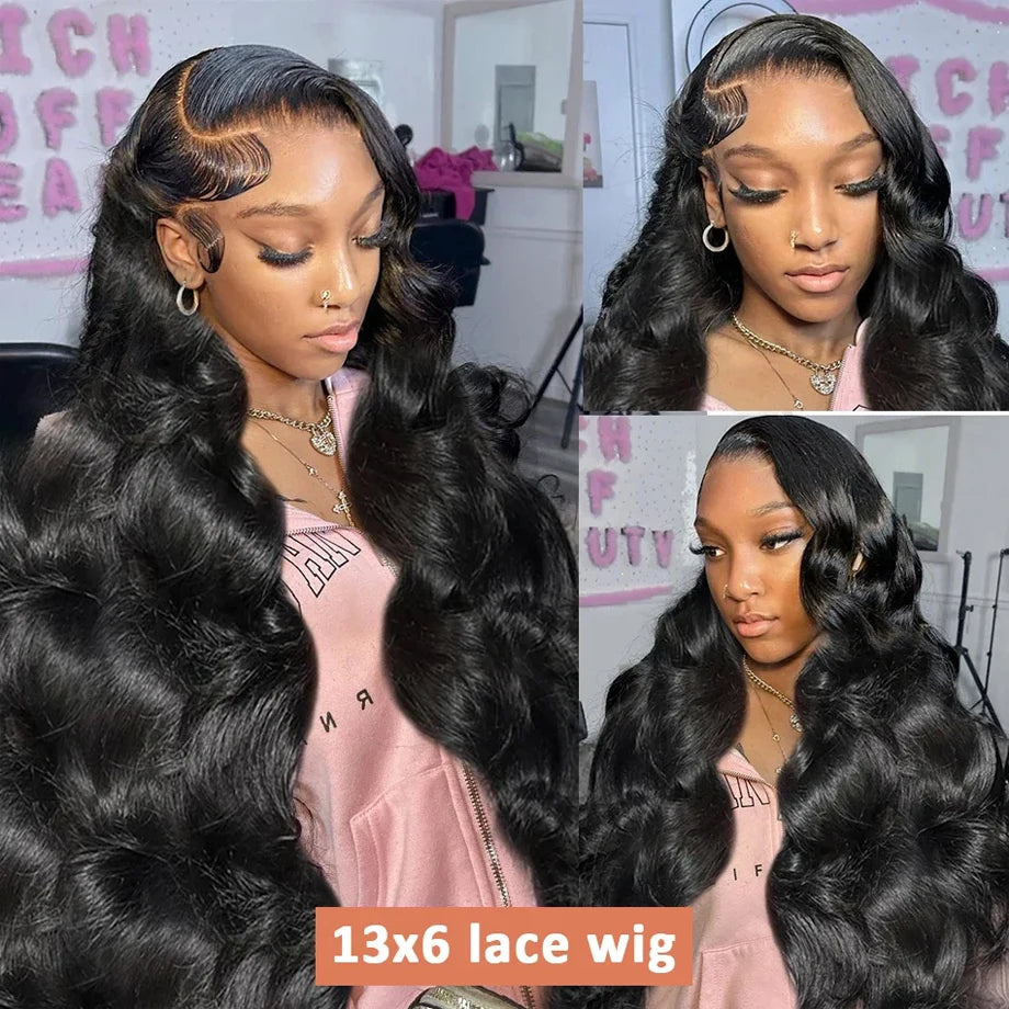 30 32 Inch Body Wave Lace Front Wig 5x5 6x4 Gluless Human Hair Wigs 13x4 13x6 HD Transparent Lace Frontal Wig 4x4 Closure Wig