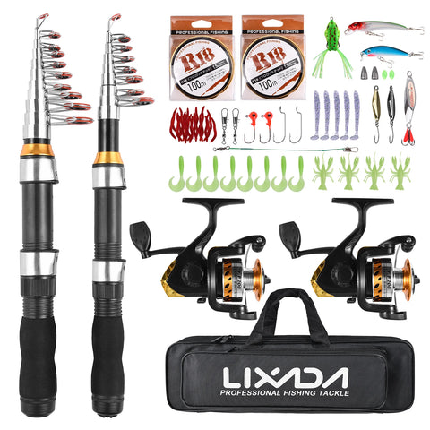 Fishing Rod Reel Combo Water Drop Set