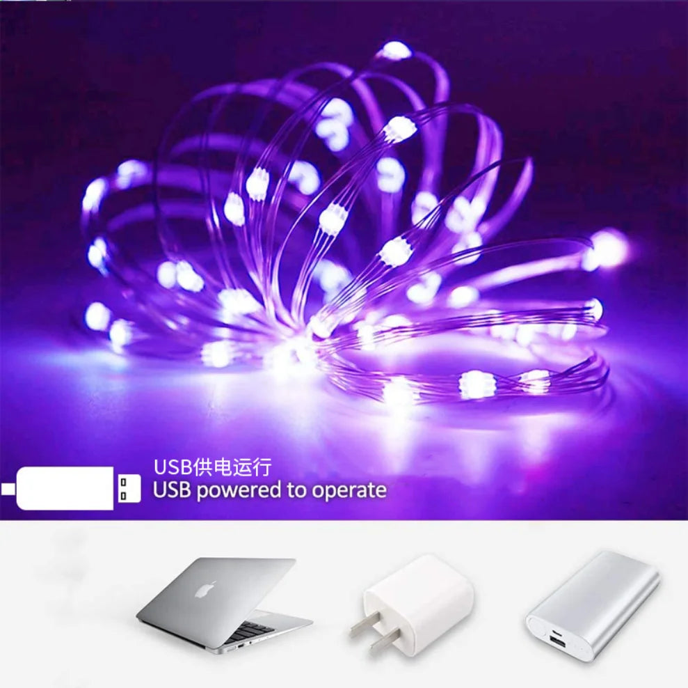 USB LED String Light 10M Copper Wire