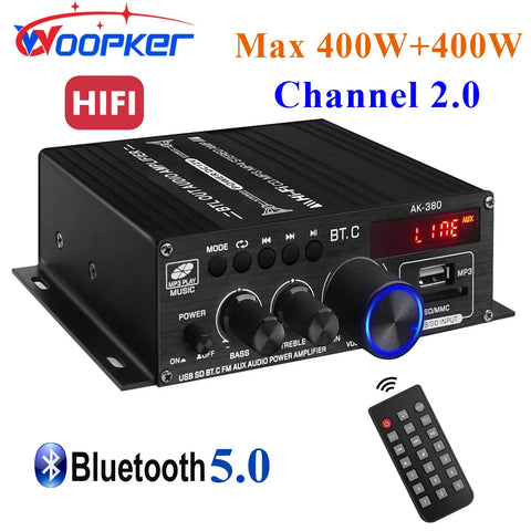 Digital Audio Amplifier 800W Bluetooth Power