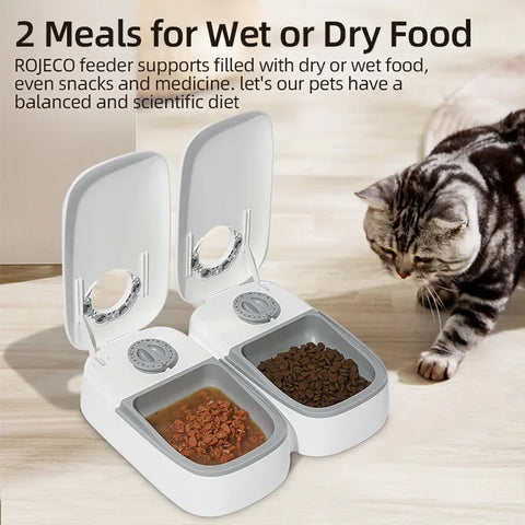 Smart Cat Food Dispenser For Wet & Dry Food For Cat