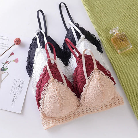 Beautiful Back Bra No Steel Ring Sling Strap Small Chest