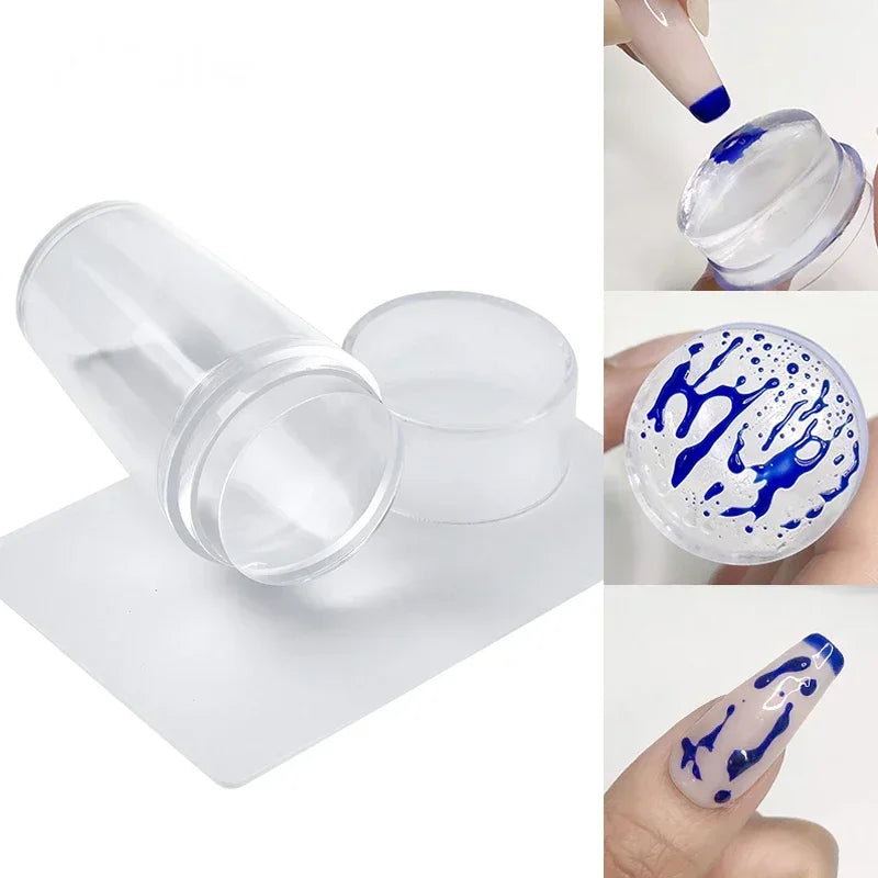 Seal Stamper Scraper Stamping French Manicure Plate