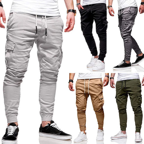 Sports pants, new men's sports training and fitness pants, quick drying workwear pants, fashionable sanitary pants, casual pants