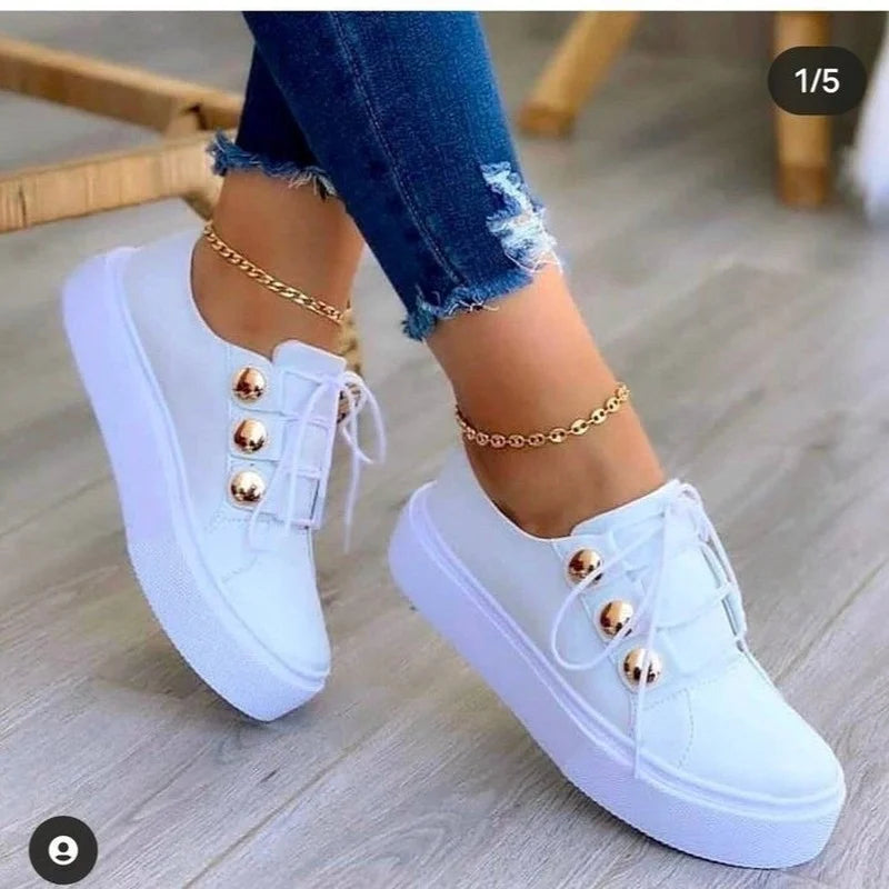 Women Casual Shoes White Sneakers