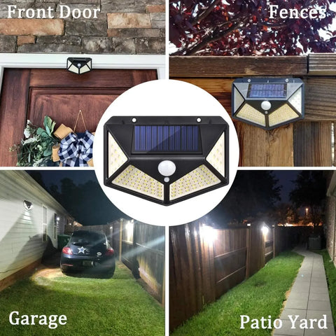 Solar Led Lights Outdoor Waterproof Wall Light