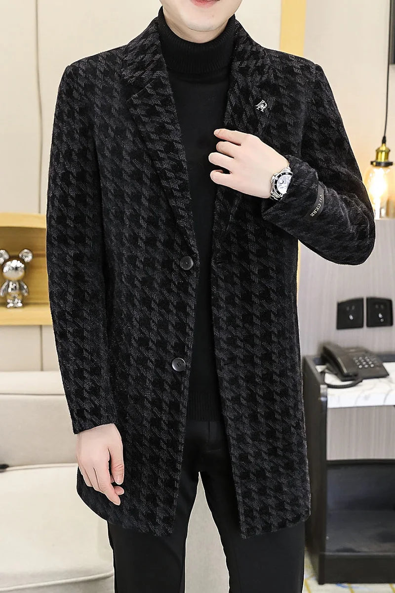 Wool Blends Jacket Men Fashion