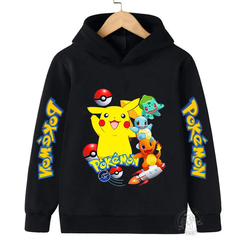 Spring Back to School Kids Kawaii Boys Hoodie