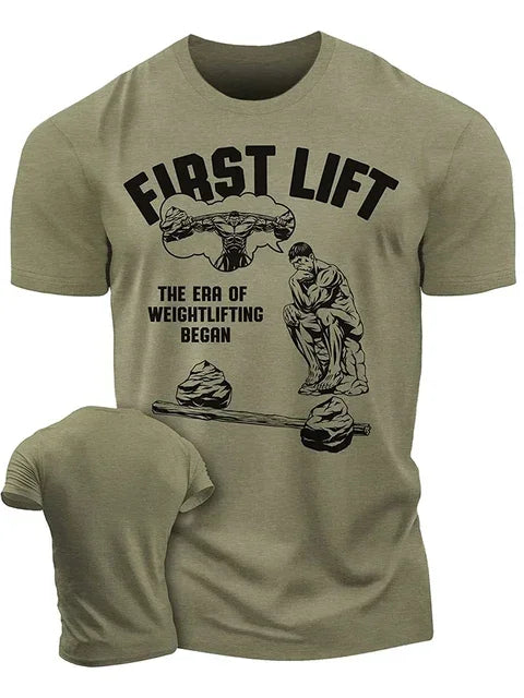 Funny Gym T-Shirt Summer New Men's Simplicity Short Sleeves