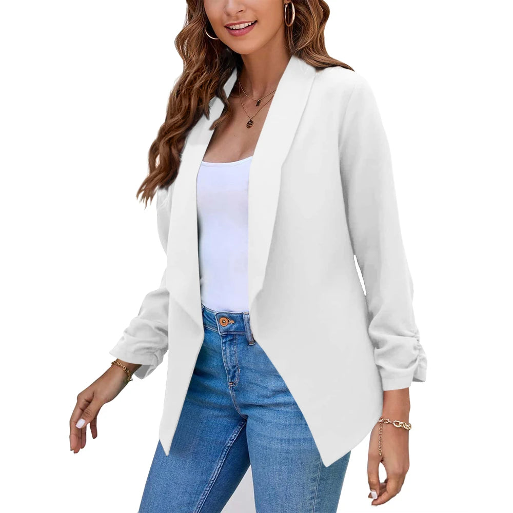 Female Office Lady Nine Quarter Blazer