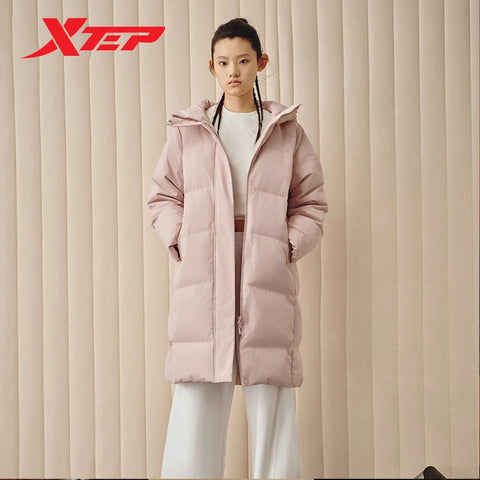 Winter Women's Coat Wind Proof Retro Hooded Tops