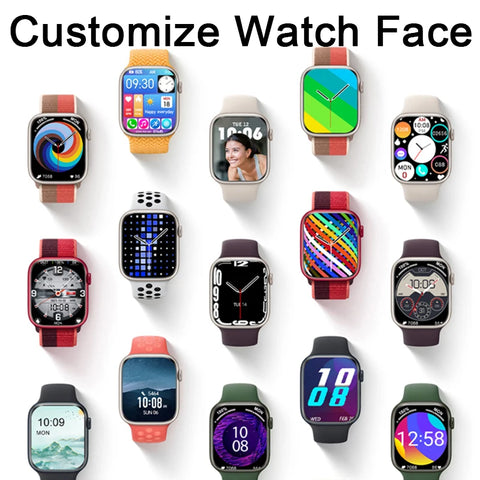 NEW Smart Watch 2024 Wireless Charging Smartwatch Bluetooth Calls Men Women Watches Fitness Bracelet Custom Watch Face