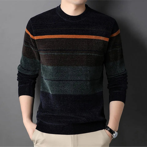 Men Long Sleeve Autumn and Winter Warm Clothing Multi-color