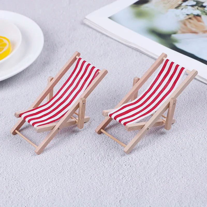 Miniature Beach Lounge Deck Chair