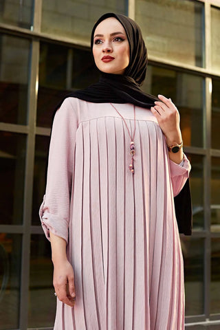 Pleated Girl's Blouse Shirt Adjustable Sleeve Women Top Islamism Blouses for Muslim Women Many Colors Muslim Fashion Women