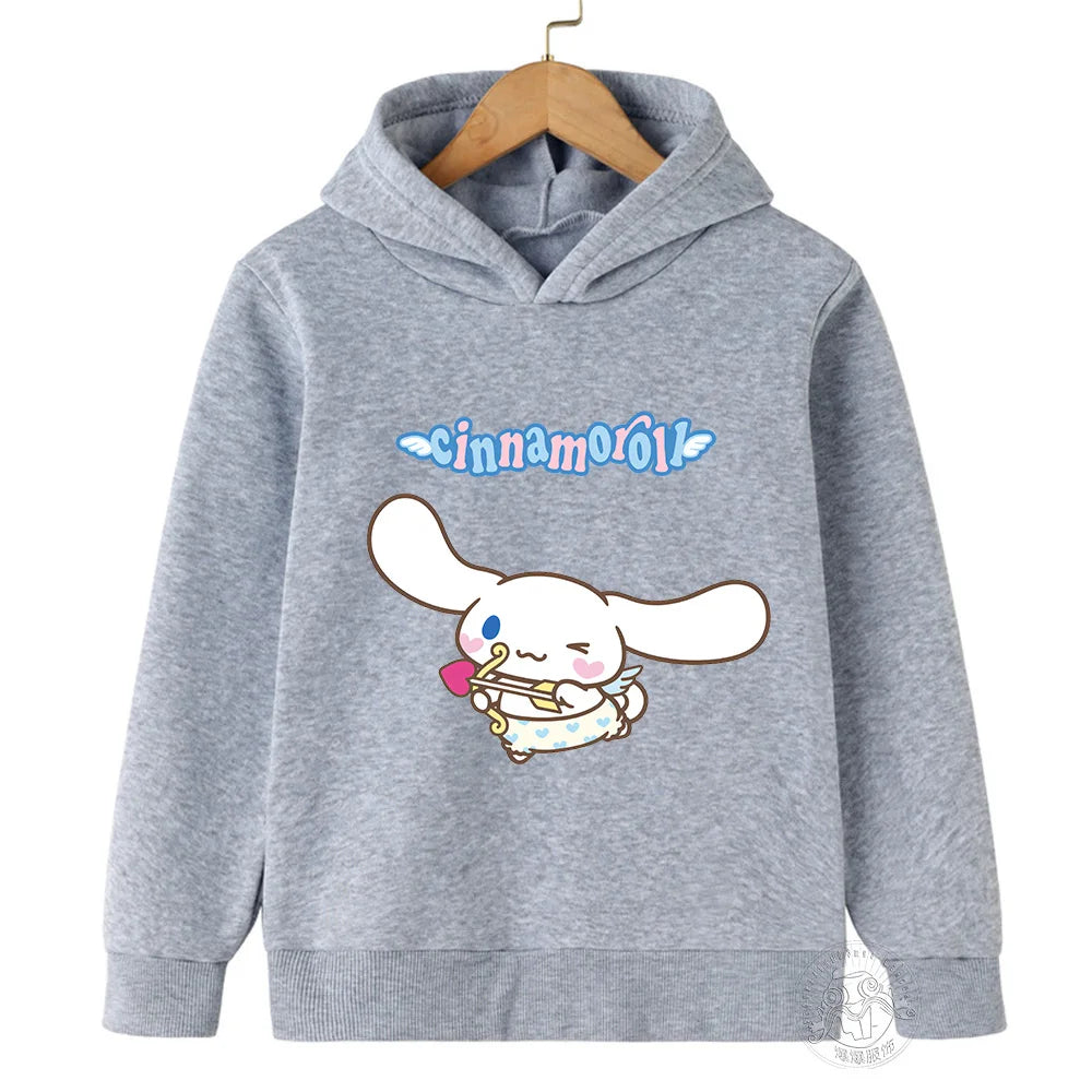 Kids Cinnamoroll Hoodies Boys Clothes