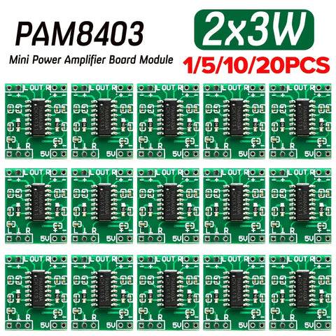 Power Amplifier Board 2 Channels 3W Class D Audio Speaker