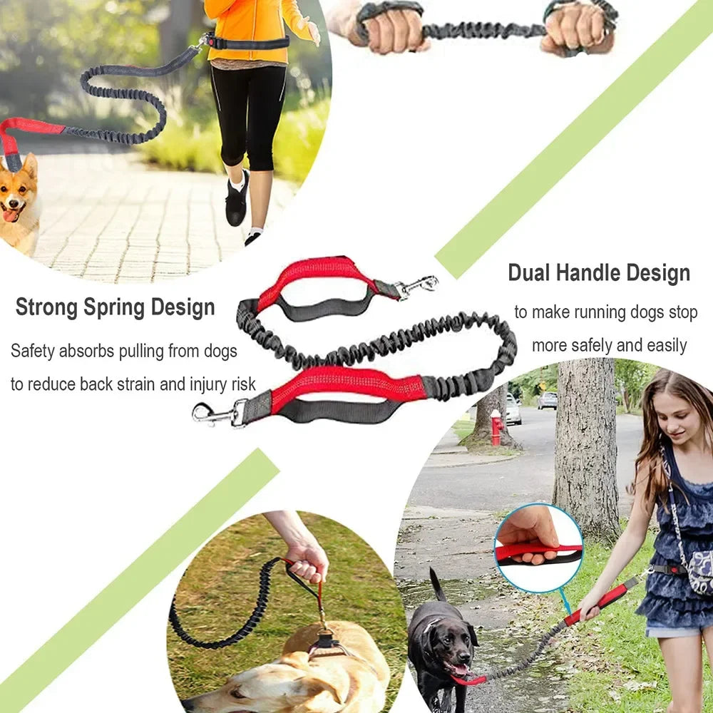 Adjustable Waist Rope Hand Free Running Jogging