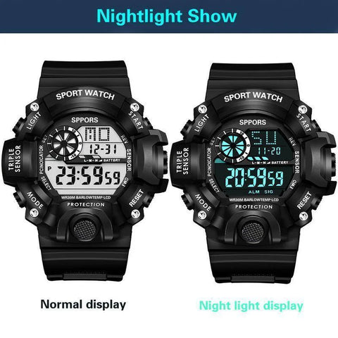 Men Sports Multifunction Life Digital Watch