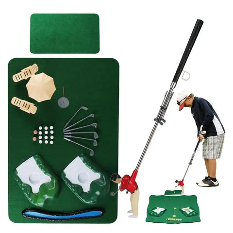 Mini Golfer Set Safe Golf Toy Educational Holiday Gift For Kids to Develop Patience