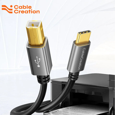 Cable Creation USB C to USB B 2.0 Printer Cable