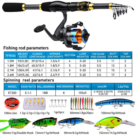 Rod Bag Carbon Fiber Sea Fishing Rod Fishing gear