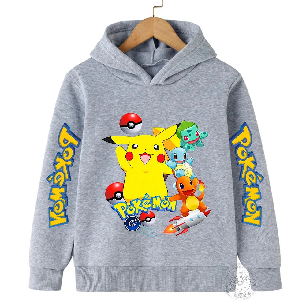 Spring Back to School Kids Kawaii Boys Hoodie