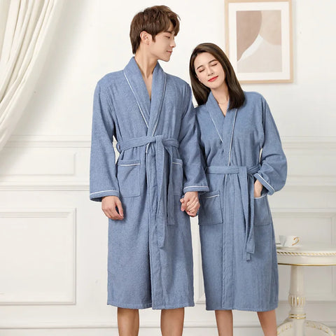 Thick Absorbent Terry Bath Robe