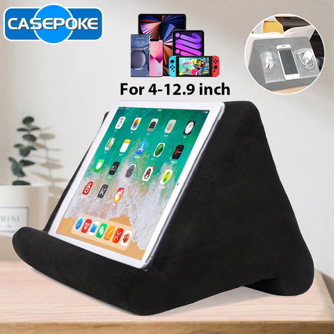 CASEPOKE Sponge pillow tablet holder For iPad Samsung Huawei tablet holder mobile phone support pillow multi-angle reading stand