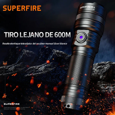 Power Led Torch Powerful Zoom Flashlight