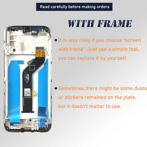 6.6" Original LCD For Infinix Smart 5 LCD Display Touch Screen Digitizer Assembly For Infinix X657C X657B X657 LCD Replacement