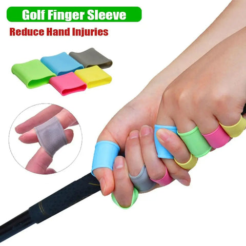 Hand Protector Support Sports Finger Band Golf Finger Sleeves Silicone