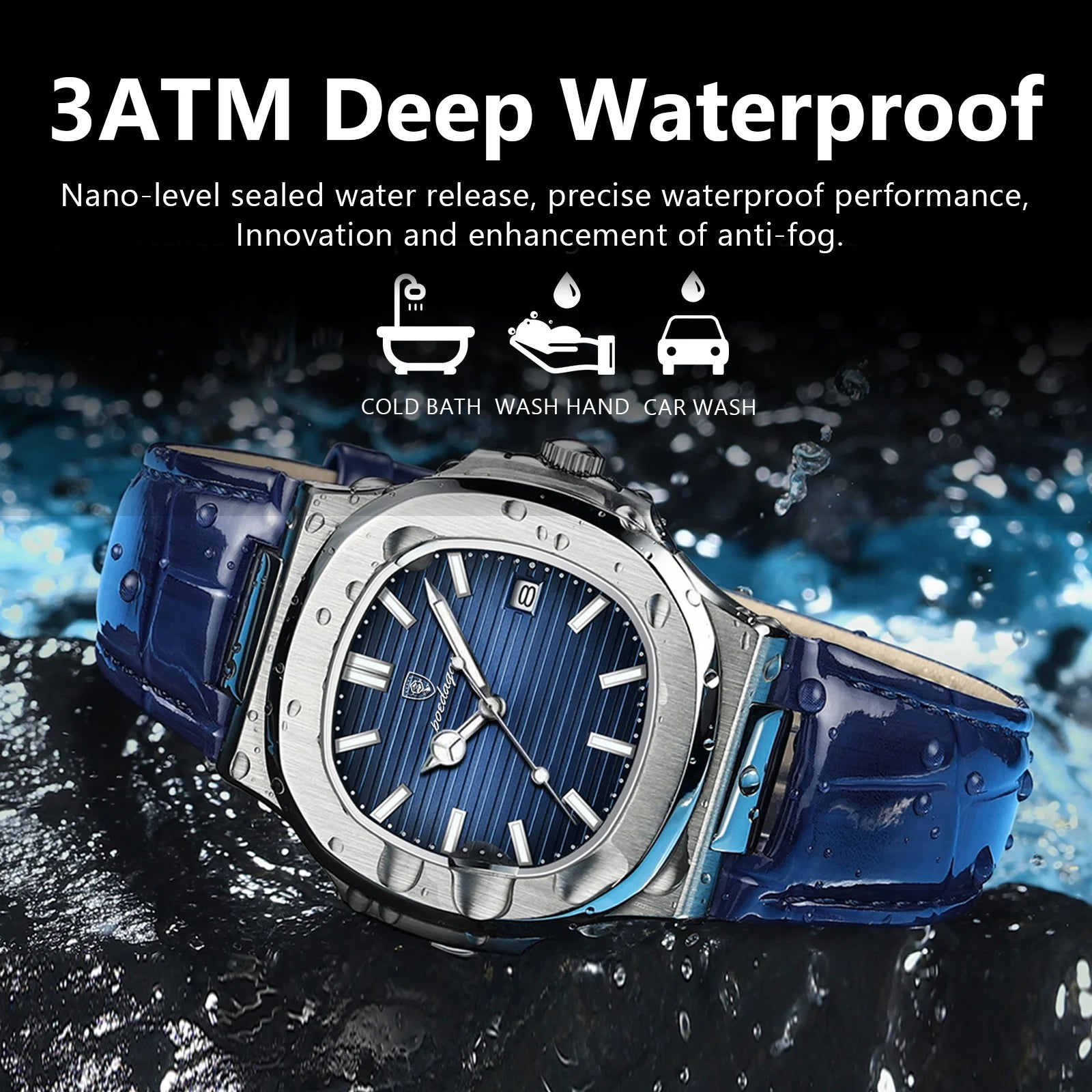 Luxury Man Wristwatch Waterproof