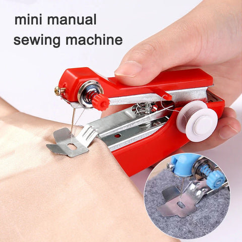 Portable Mini Sewing Machines Needlework Cordless