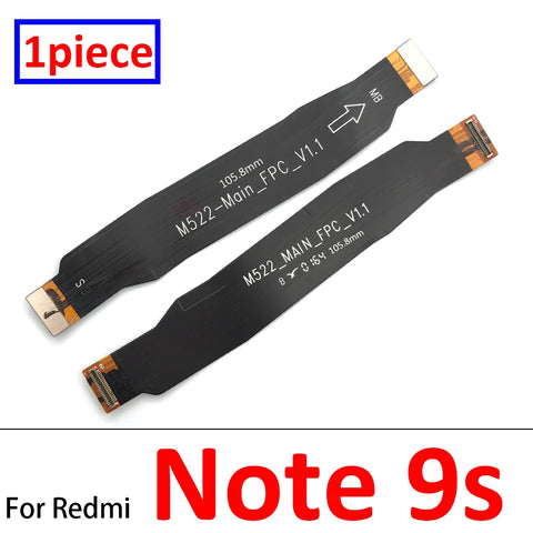 New For Xiaomi Redmi Note 6 7 8 8T 9 9s Pro Main Board Mainboard Motherboard Connector Flex Cable