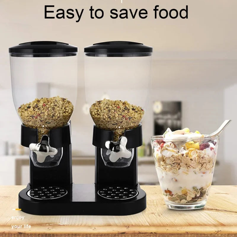 Multifunctional Food Storage Containers Cereal Dry Food Dispenser Storage Container