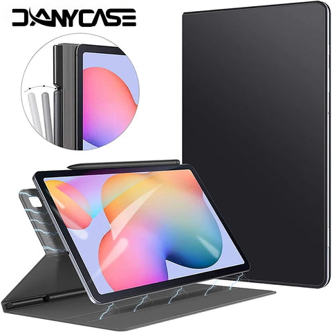 Tablet Case for Samsung Galaxy Tab S6 Lite 10.4in Smart Magnetic Cover for Galaxy S7/S8/S9 11in Plus 12.4in S8/S9 Ultra 14.6in