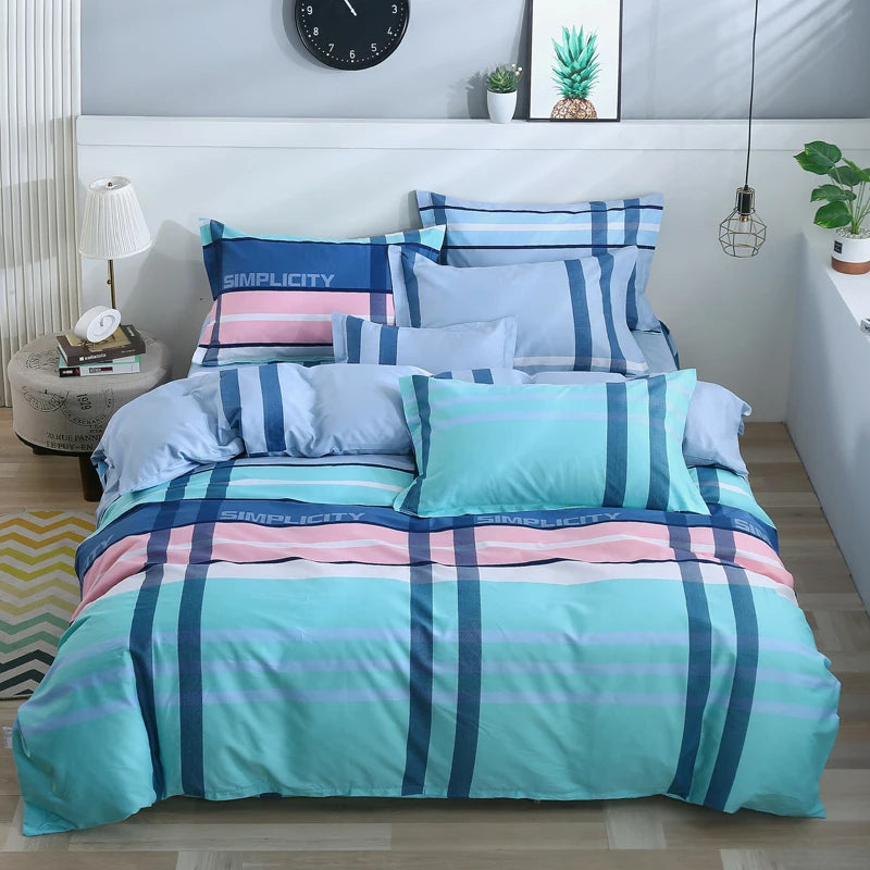 100% Pure Cotton 3PC Down Duvet Cover Set