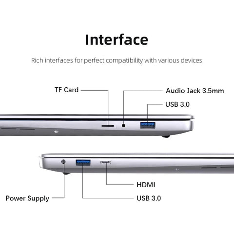 i7 Laptop Computer 14.1" IPS Screen 20G DDR 1TB 2TB SSD Notebook