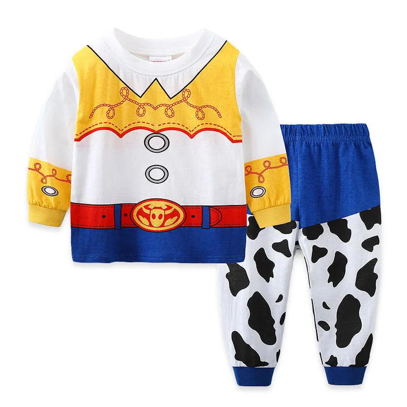 Free shipping Children's Pyjamas Spiderman Set The Hulk Collection Kids Set Boys Girls Cartoon Long Sleeve Sleepwear 2-7T